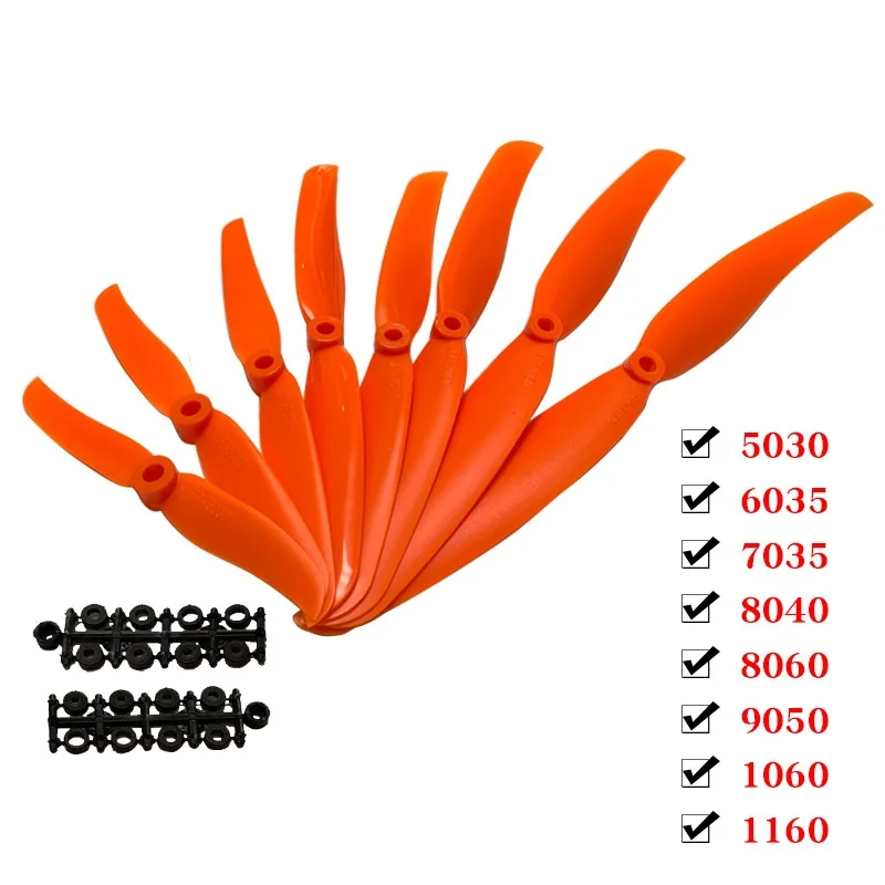 GEMFAN 5030 6035 7035 8040 8060 9050 1060 elektryczne śmigło z napędem bezpośrednim do modeli RC samolot o stałym skrzydle części do dronów