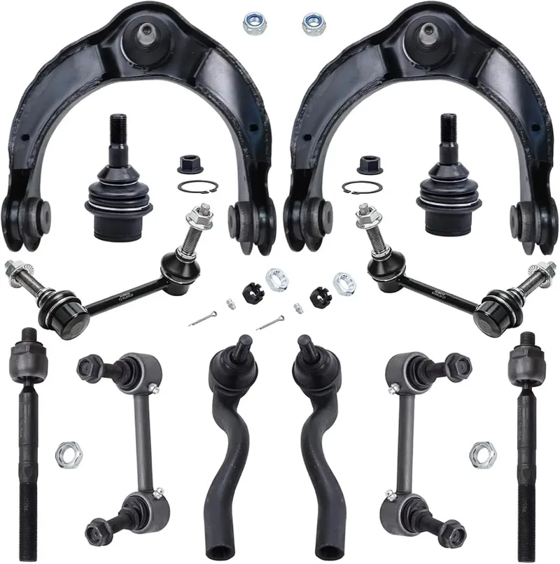 

For Front Upper Control Arms And Lower Ball Joints+Sway Bar End Links Suspension Kit For 2011-2015 DurangoGrand Cherokee