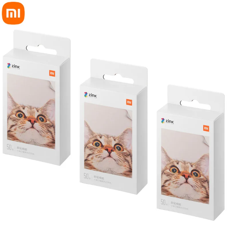 High Quality Zakprinterpapier 100% Xiaomi ZINK AR Pocket Printer Paper Бумага для карманного принтера Self-adhesive Fotopapier