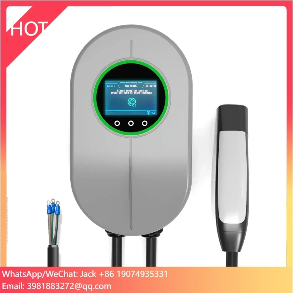 2023 New Energy Vehicles 48A Ev Charger Ac 7 Kw 11kw Ev Charger Portable Charger Electric Vehicle Portable Charging Station
