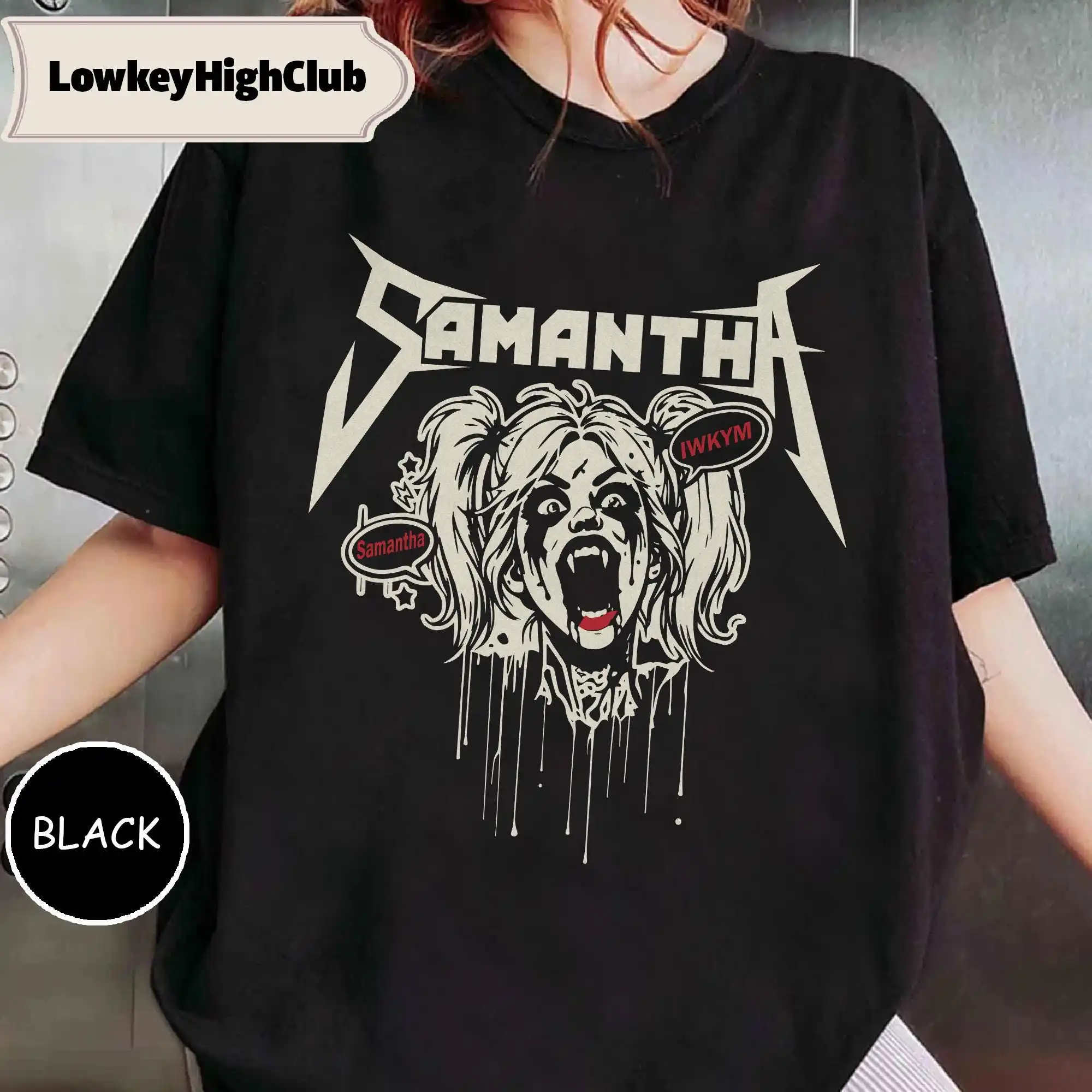 Samantha IWKYM Gothic, Dungeon Crawler Carl Shirt, DCC Horror Graphic Tee, Sci Fi Lover Hoodie, Dark Aesthetic Fan Shirt