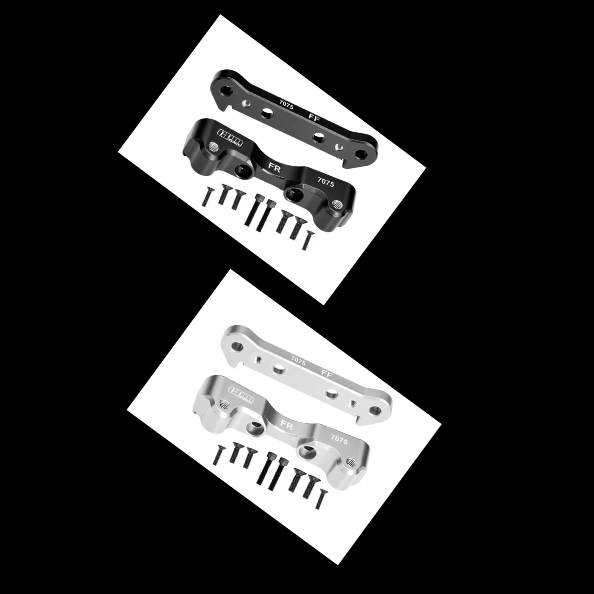 GPM ARRMA 1/5 Kraton 8S Outcast 8S EXB ARA5810V2 aleación 7075 soporte de suspensión inferior delantera