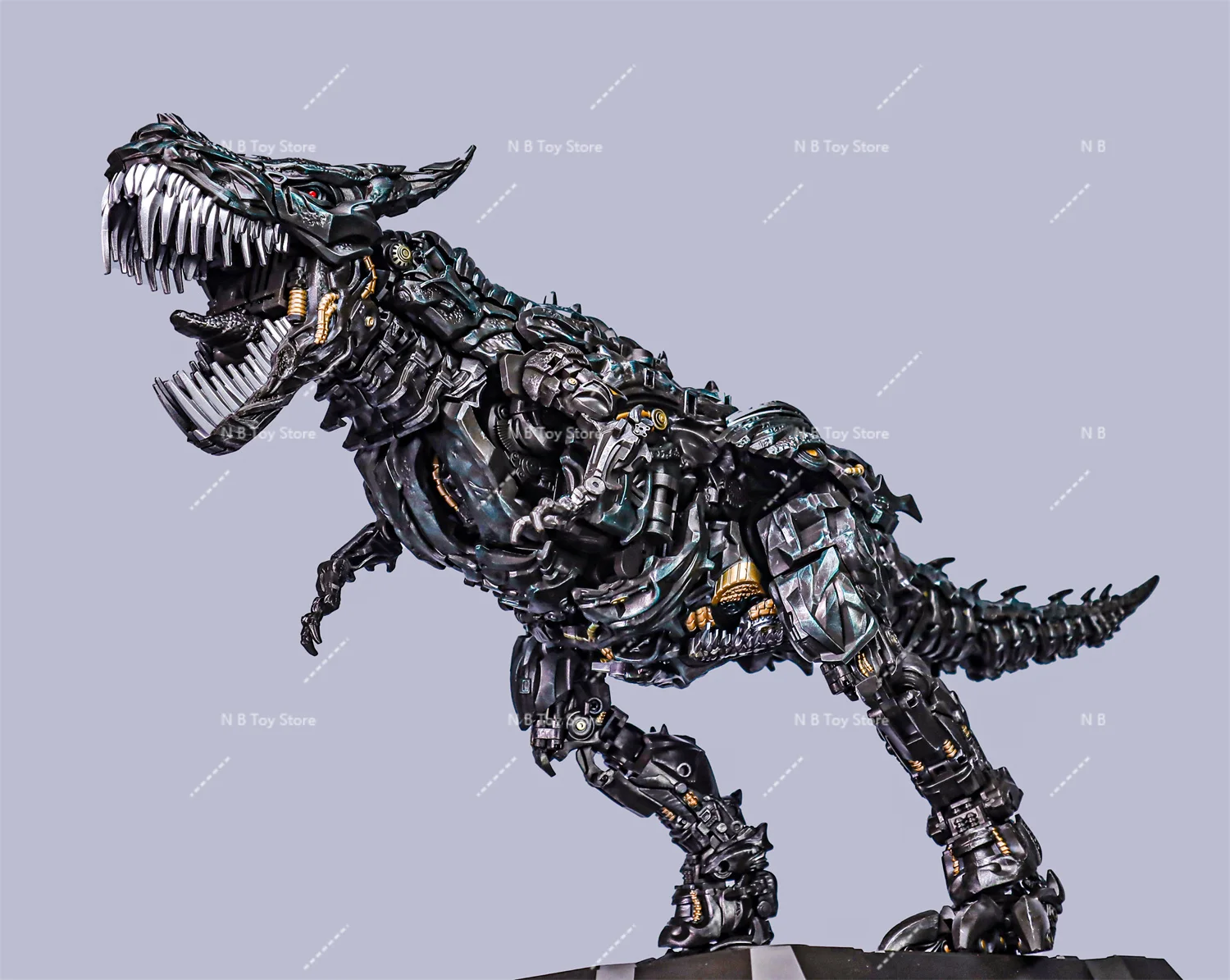 【IN VOORRAAD】Transformatie G-CREATIE Grimlock MTST-01B MTST01B WRATH Dinosaur Standbeeld Niveau Schilderen Action Figure