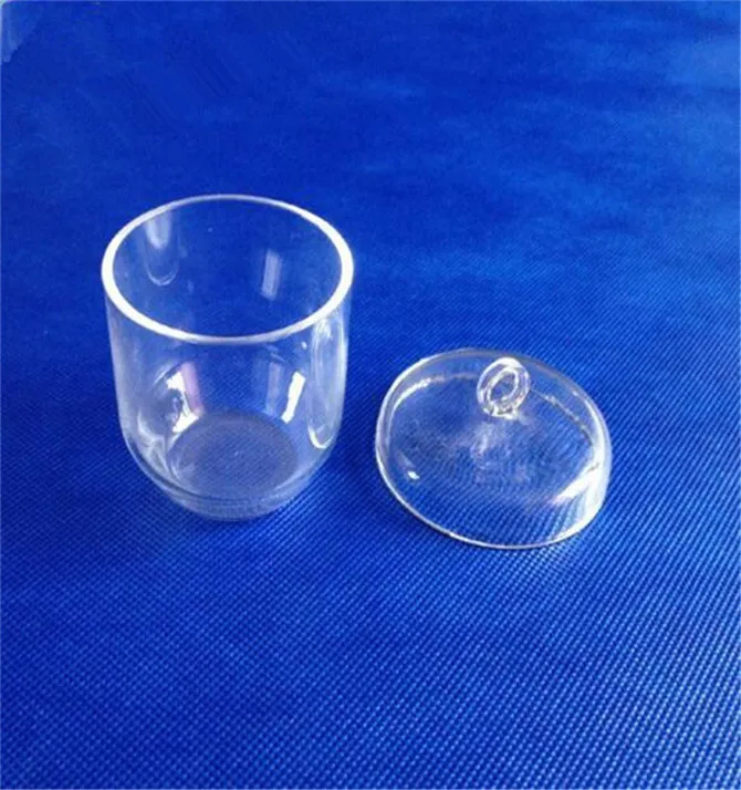 

15ml clear melting quartz crucibles with lid