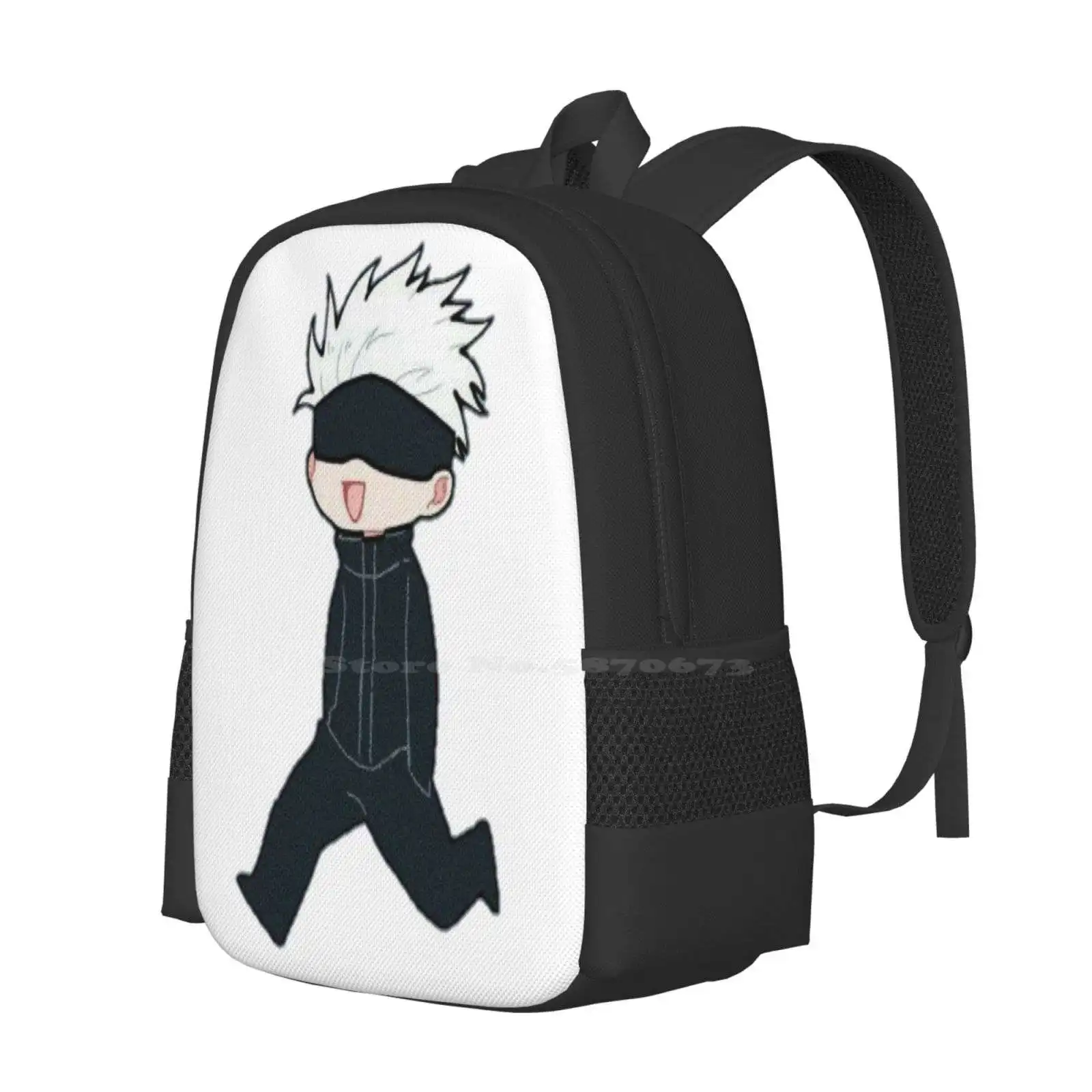 Chibi Gojo School Bags For Teenage Girls Laptop Travel Bags Gojo Satoru Cute Gojo Cute Jjk Satoru Gojo Chibi Gojo