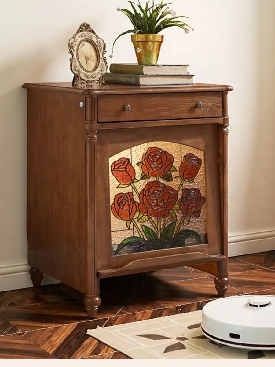 Robot Vacuum Storage Cabinets: Wooden freestanding lockers with doors, perfect for living rooms, home offices and kitchens