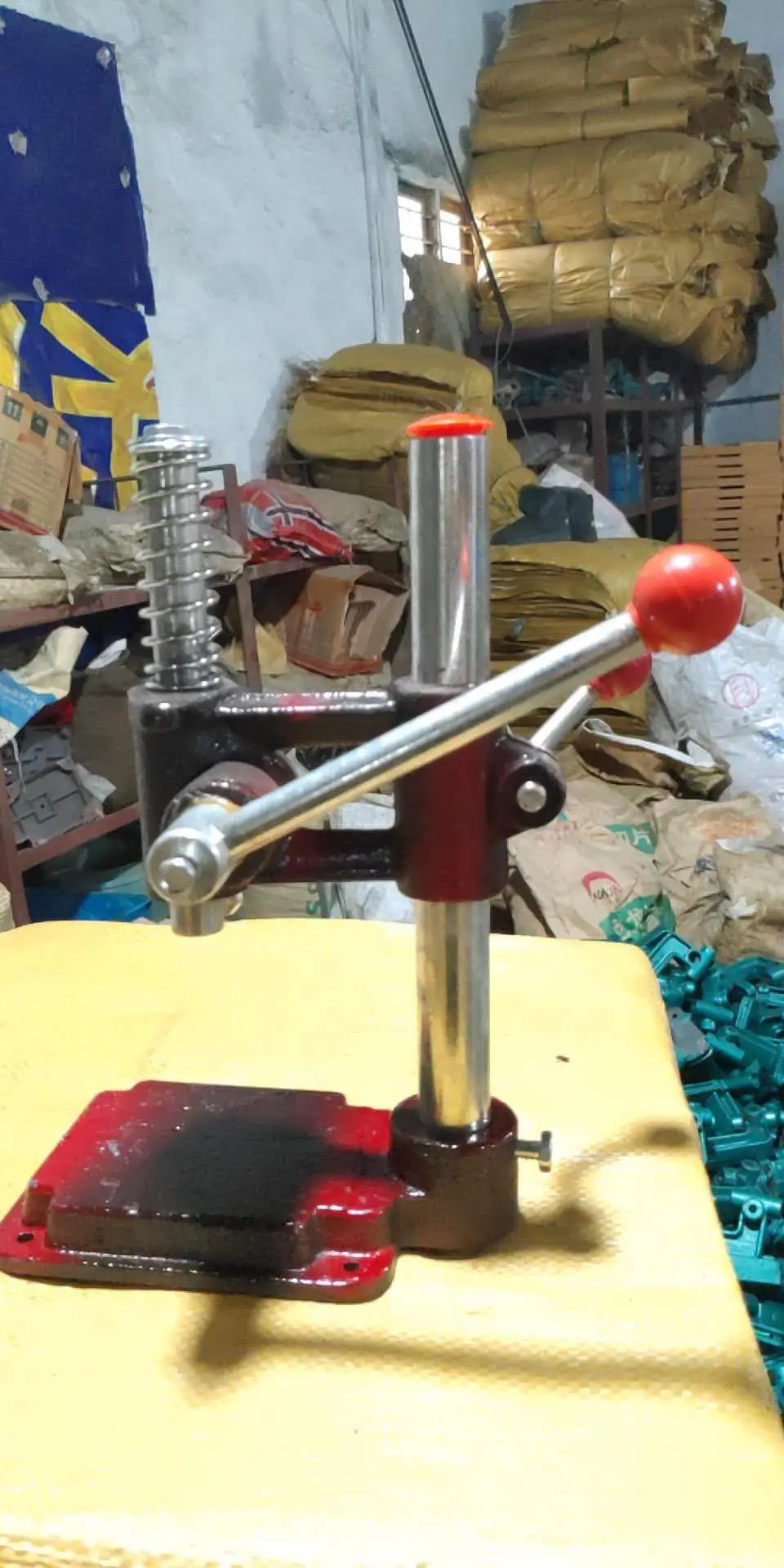 Multifunktionale manuelle Motor-Stanzer-Sofa-Schnallenmaschine