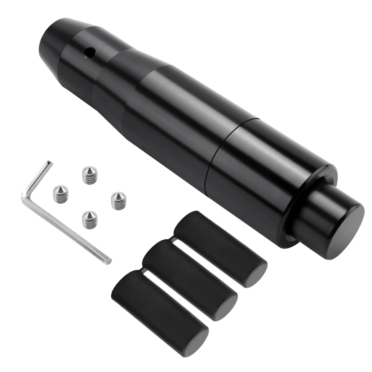 

Car Auto Shift Knob with Push Button, Transmission Gear Stick Shifter Head for Most Automatic Vehicle (Black)