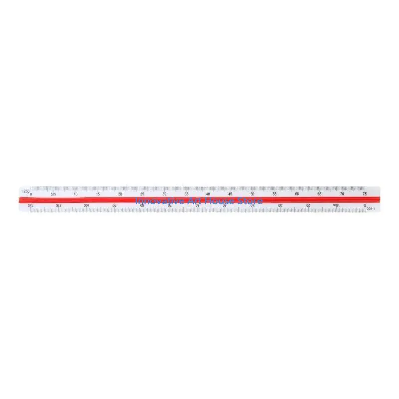 E1PC Triangular Ruler 1:100, 1:200, 1:250, 1:300, 1:500 Architectural Ruler