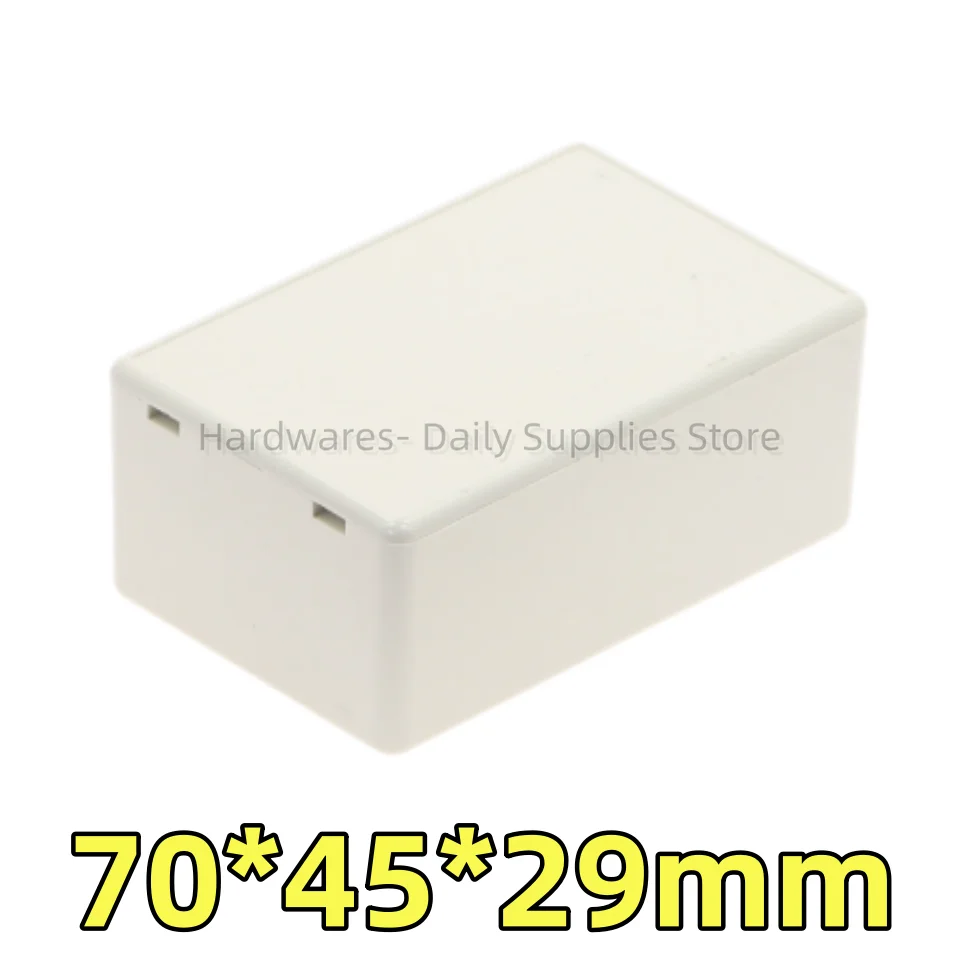 1PCS 70x45x29mm Plastic Case DIY Waterproof Box White Electronic Case Junction Box