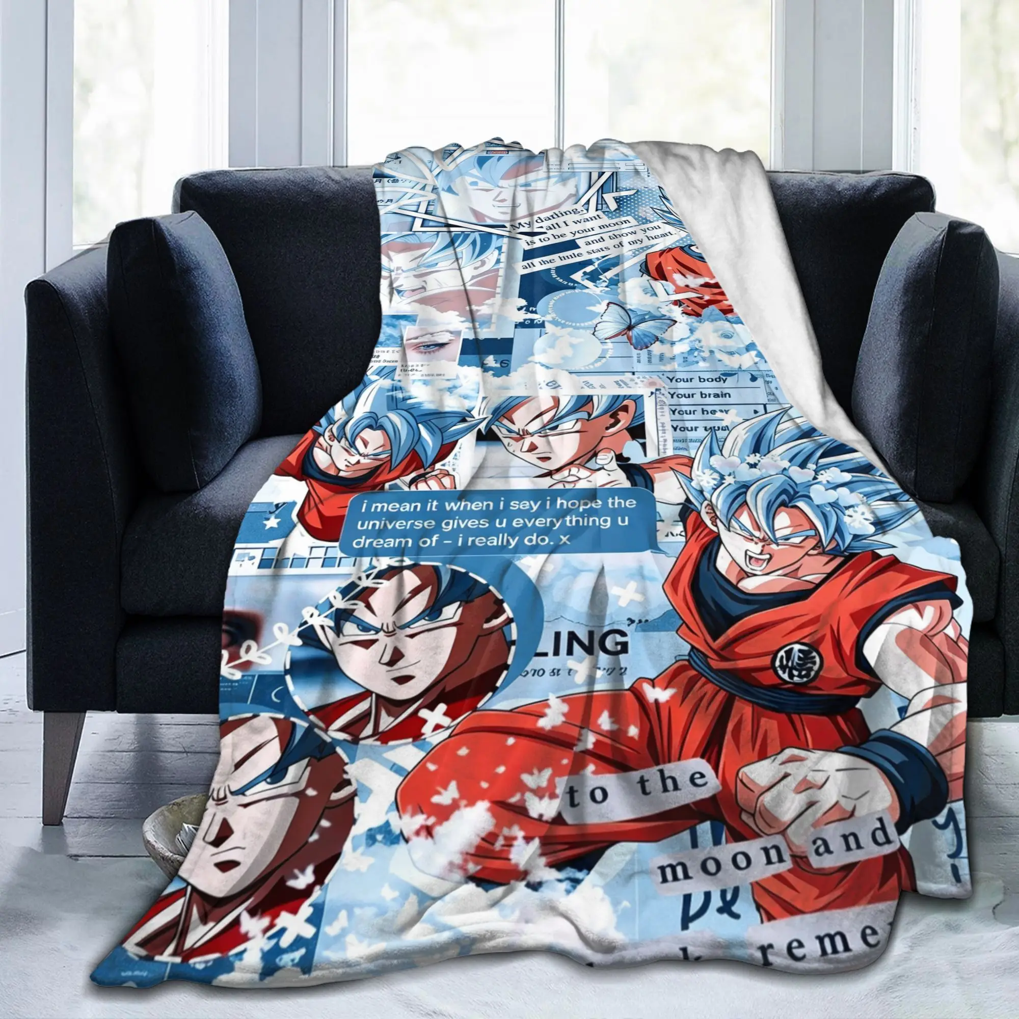 Selimut D-Dragon B-Ball Z Goku - Travel Accessories To 3D Print ulasan dan harga