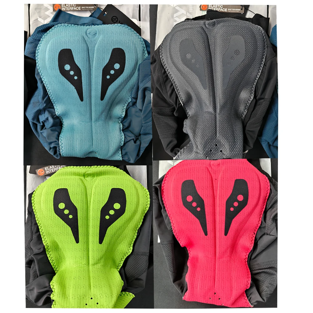 YKYWBIKE Herren-Radtrikot-Shorts für den Sommer 7H Paris HP Gepolsterte Elastische Atmungsaktive Rennrad-Fahrrad-Trägerhose – Detail 2