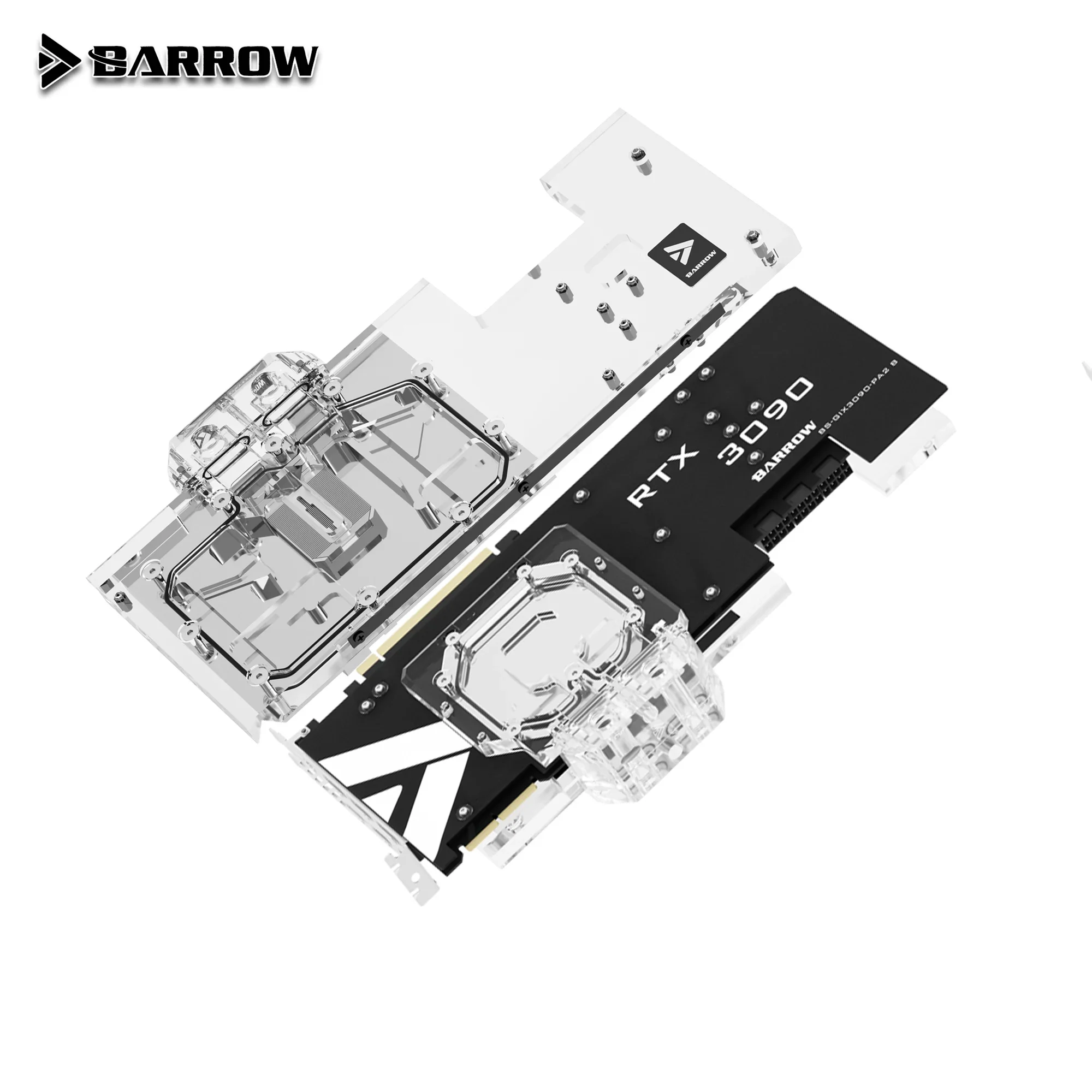 Barrow GPU Water Block VGA Block Cooler dla Gigabyte AORUS RTX 3090 3080 XTREME, Full Cover 5V ARGB 3PIN Płyta główna AURA SYNC