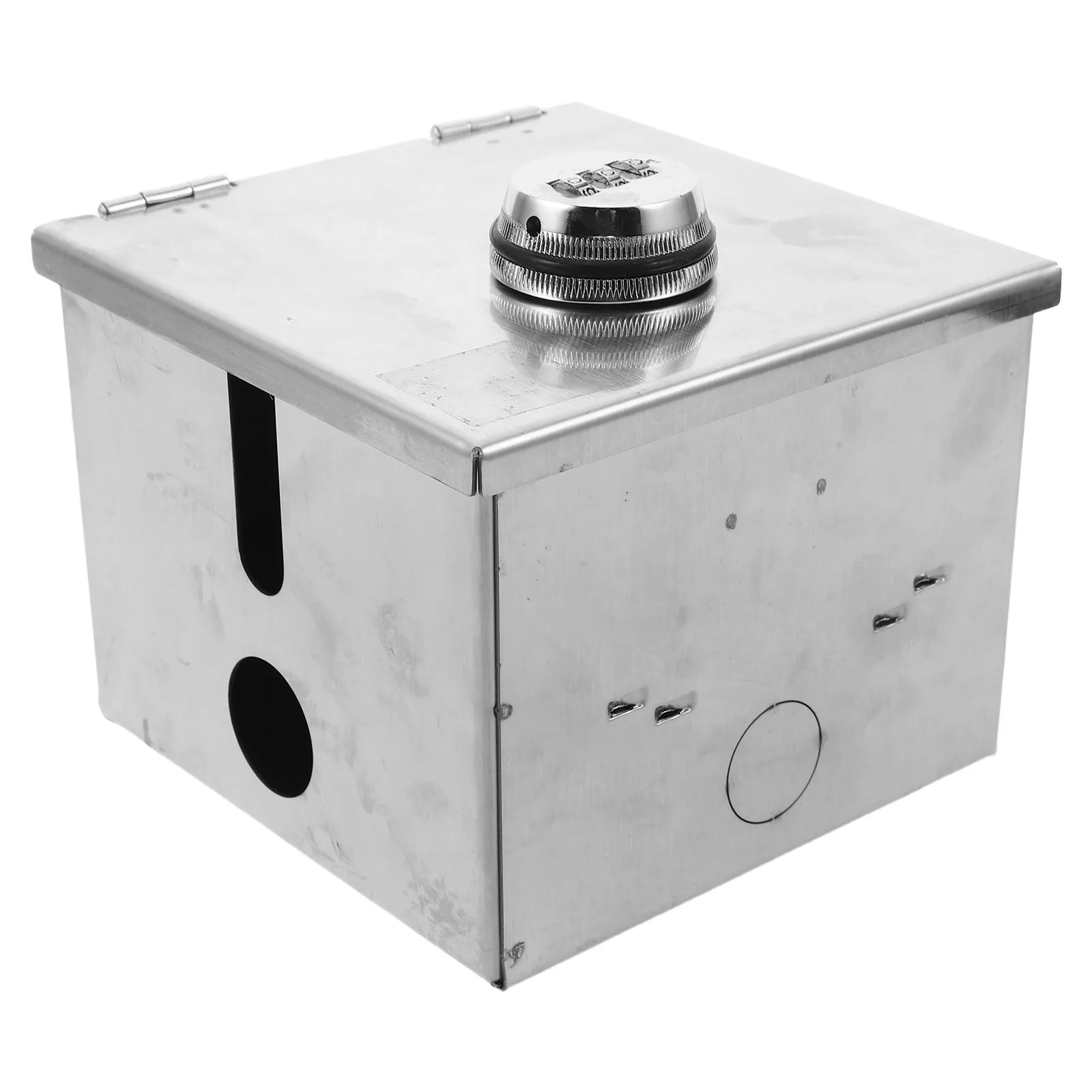Outdoor Electrical Box, Stainless Steel Lockable Wall Mounted Box For Socket Plug, anti-theft Outlet Box Waterproof