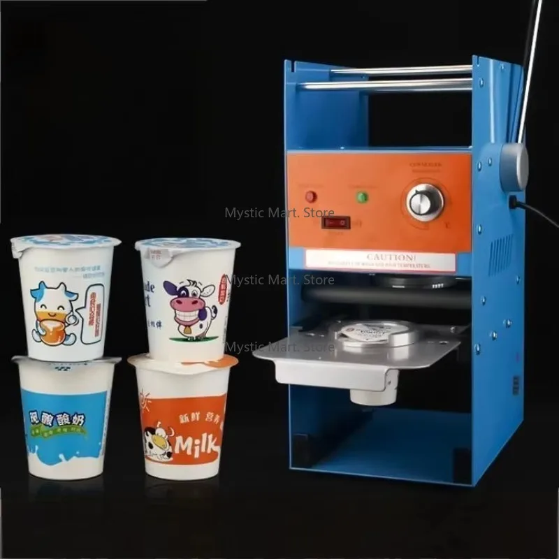 Mesin Penyegel Komersial Model Baru untuk Milk Bar: Penyegel Manual untuk Gelas Kertas & Gelas Plastik