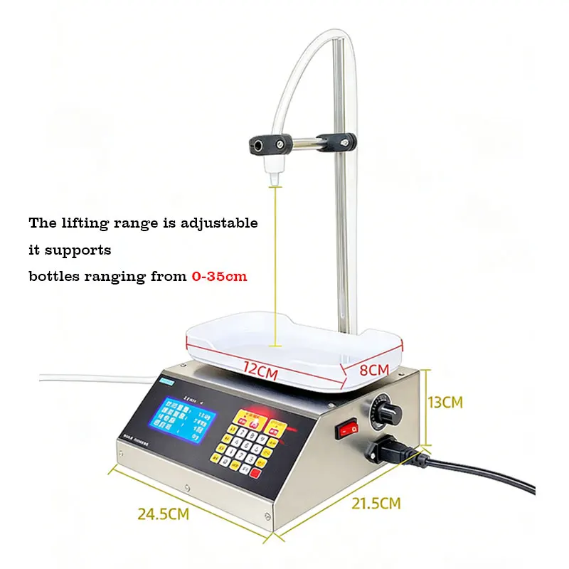 Liquid filling machine fully automatic wine beverage milk edible oil numerical control weighing qutative filling machine