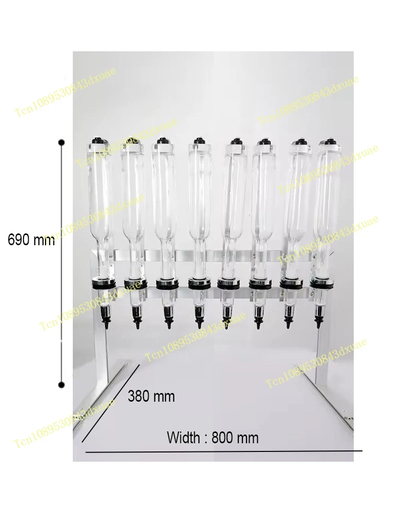Straight Metal Holder 8 Heads 375ml Perfume Dispenser Perfume Filling Stand Perfume Bar