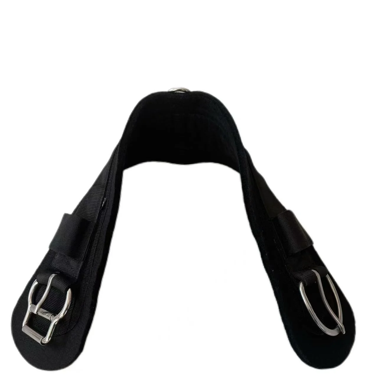 Horse Cinch Equestrian Saddle Girth with Stainless Steel Rings & Buckle for Western Riding