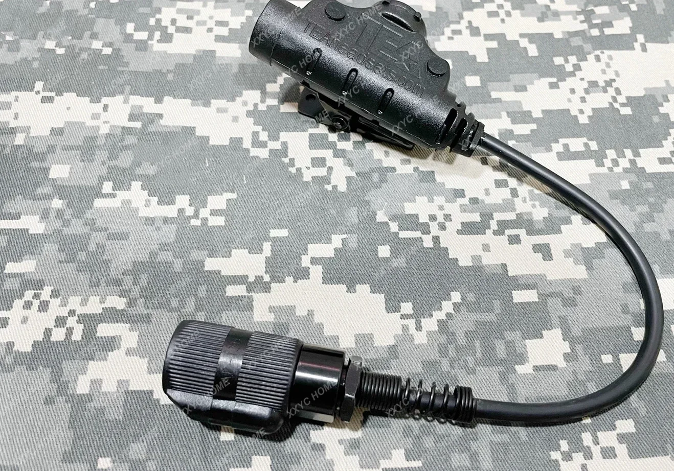 

TRI TEA U94V2 6pin PTT Black Plug Short Line for 152 Radio/148 Radio
