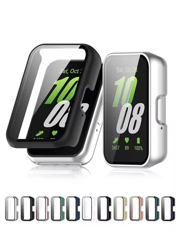 Capa para Samsung Galaxy Fit 3 com Protetor de Tela, Estrutura de PC Anti-riscos e Vidro Temperado, Acessórios Galaxy Fit3
