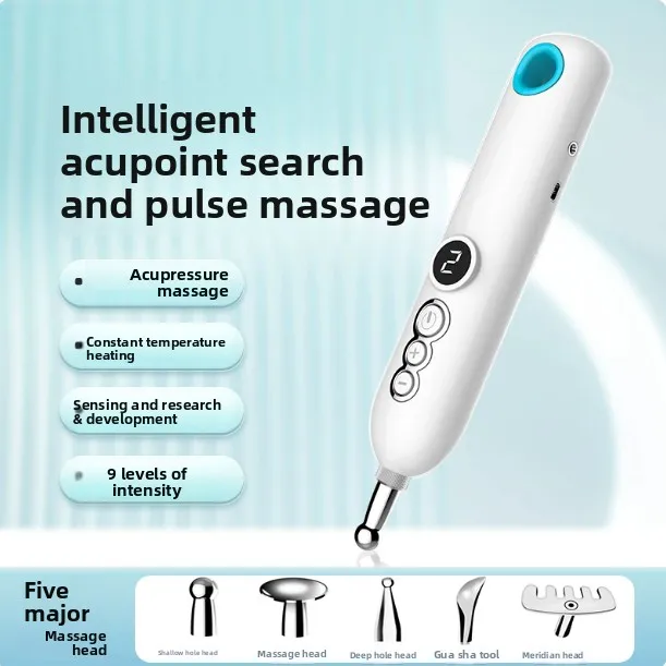 Follow the meridian energy meridian pen Household electronic acupuncture instrument Massage pen to find acupoints