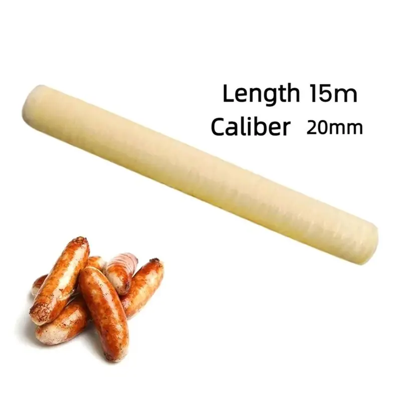 For Homemade Sausage And Hot Dog Packaging- Dry Sausage Box, 14 Meter Dry Sausage Sleeve In 20/26/32Mm Caliber-AA26