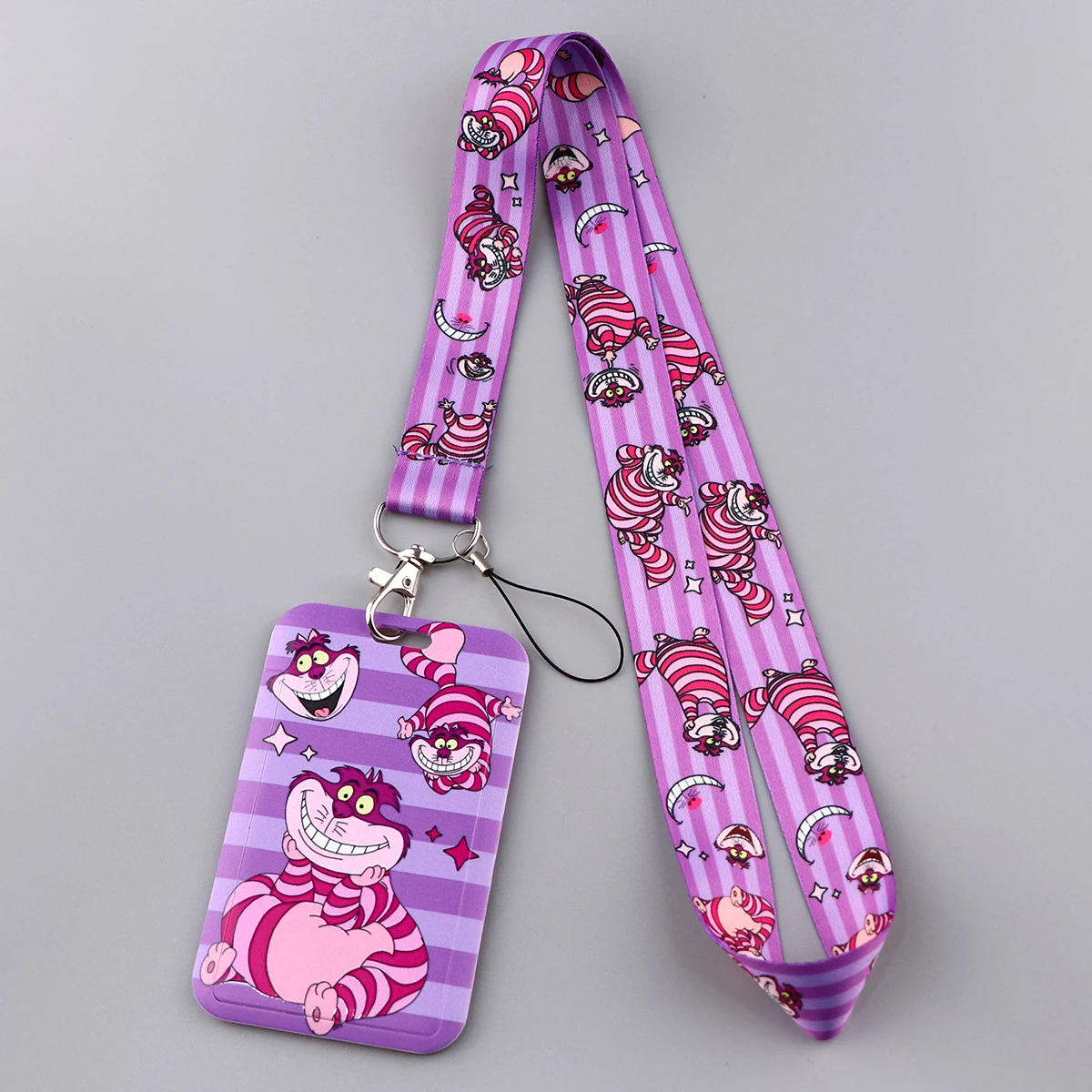 

Cartoon Card Cover Cute Character Card Holder Lanyards Keychain Credit Bus Card Sleeves Hang Rope Lariat Lanyard Fans Accessory