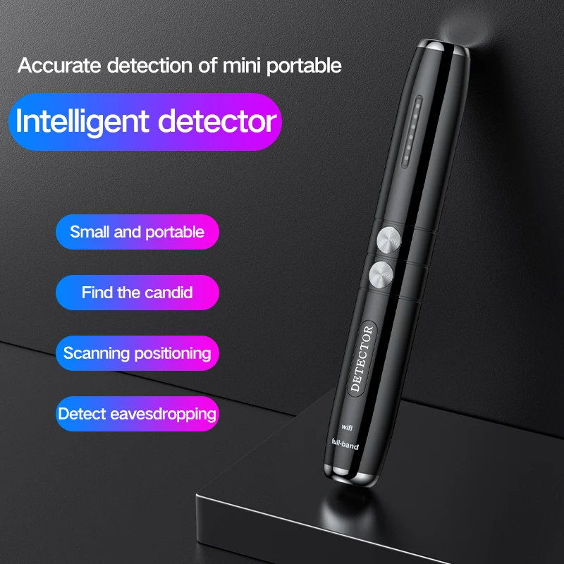 Hidden camera detector, T8 portable device GPS Tracker Detector Privacy Protector, infrared scanning detection, hotel anti-eaves