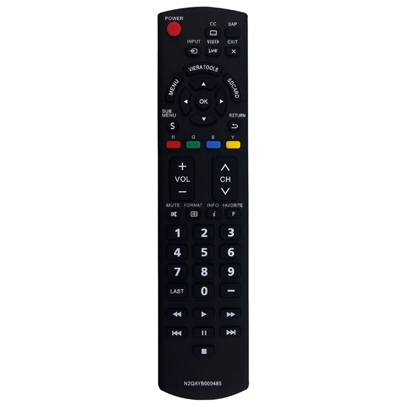 

N2QAYB000485 Remote Control For Panasonic LED LCD TV TC-32LX24 TC-32LX700 TC-42LD24 TC-42LS24 TC-42PS14