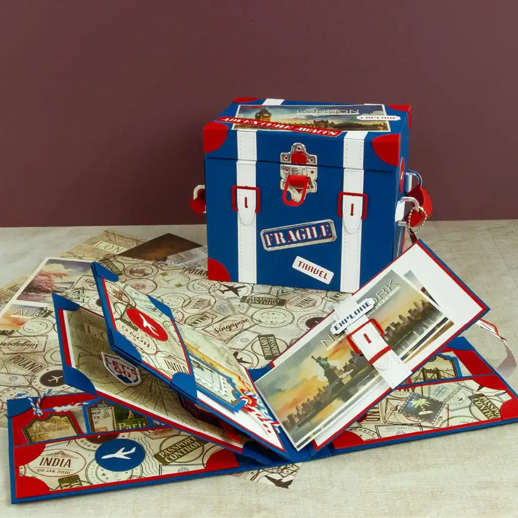 Legacy Luggage - Showcase Box June Tonic Metal Craft Cutting Dies Diy Scrapbook Paper Diary Decoration Card Handmade Embossing