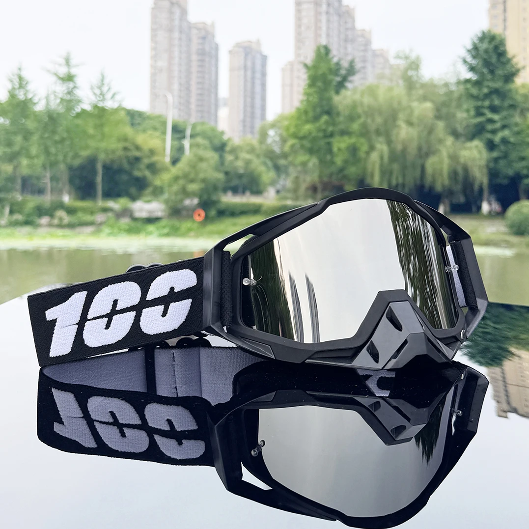 100 gafas de motocicleta gafas de ciclismo al aire libre todoterreno deporte de esquí MX ATV Dirt Bike gafas de carreras gafas de Motocross bicicleta Google