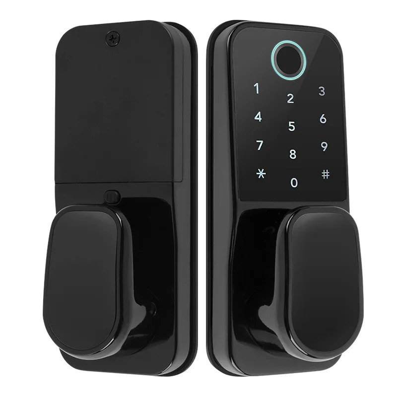 Uitgang Vingerafdruk Slot Afstandsbediening Bluetooth Wachtwoord Smart Lock Elektronische Binnenkamer Slaapkamer Houten Deur