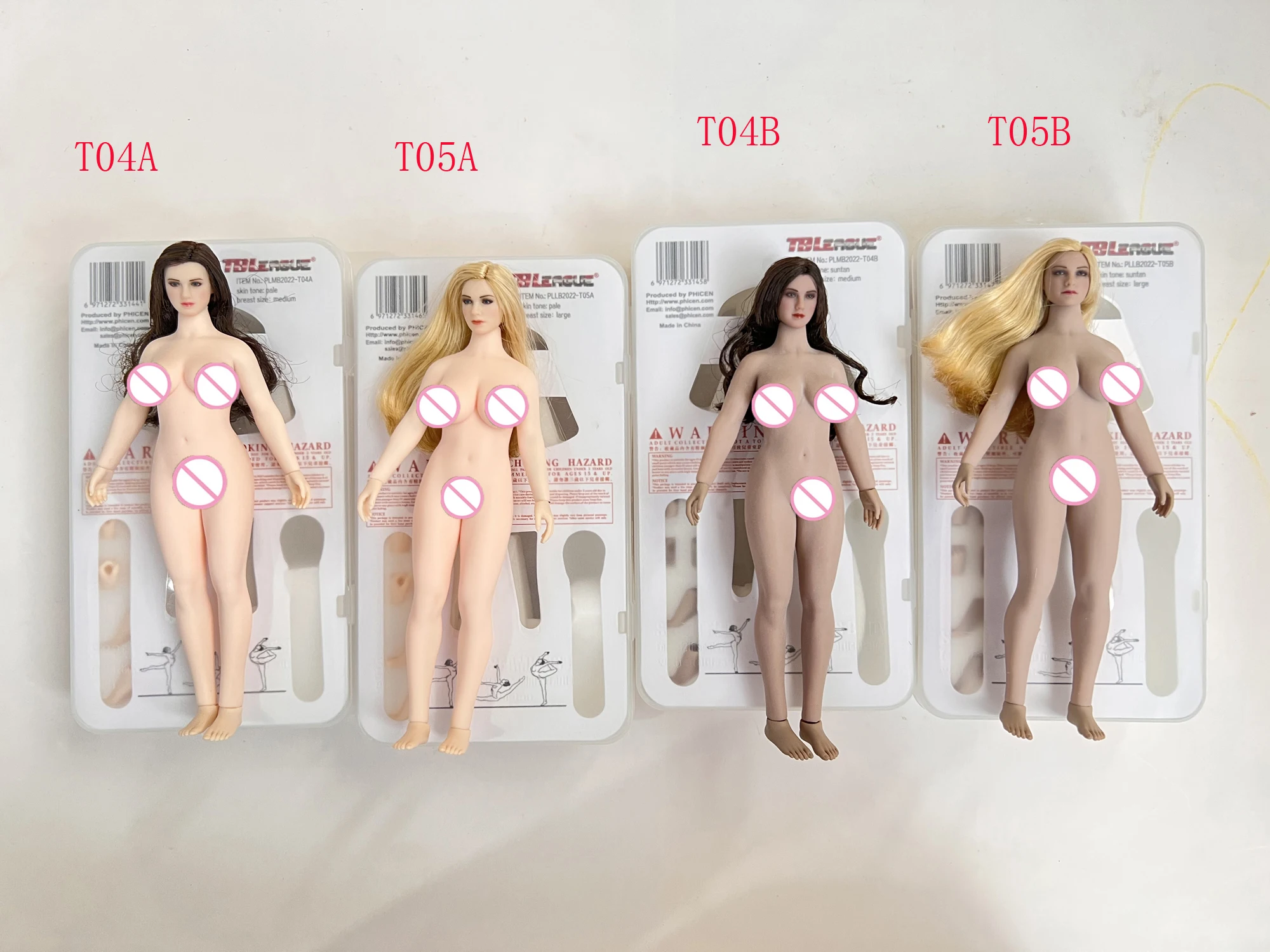 IN STOCK PLMB2022-T04A T04B T05A T05B 1/12 Scale female super flexible seamless plump body model 6'' action figure