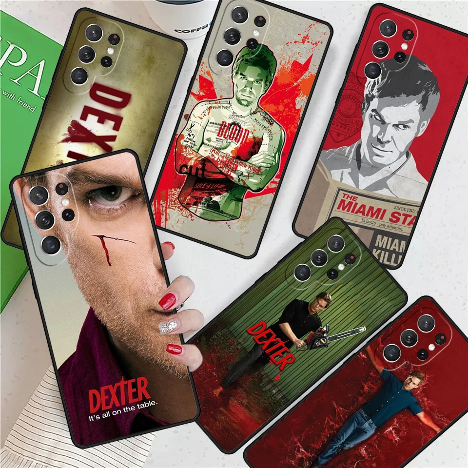 Dexter TV For Samsung Galaxy S24 Ultra S21 S22 S8 S9 S10E Note 10 20 Plus FE S23 Phone case Cover Coque