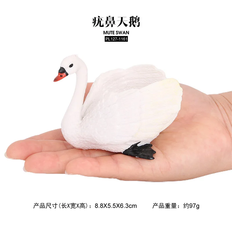 محاكاة مزرعة نماذج للحيوانات مزرعة ألعاب بلاستيكية بجعة الدجاج بطة خنزير الأطفال التنوير زخرفة المعرفية