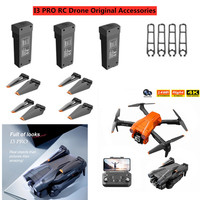 i3 Pro Drone Spare Parts 3.7V 2000MAH Battery/Propeller For i3 pro Rc Drone Accessories i3 pro Drone  Battery I3 PRO Dron Blades