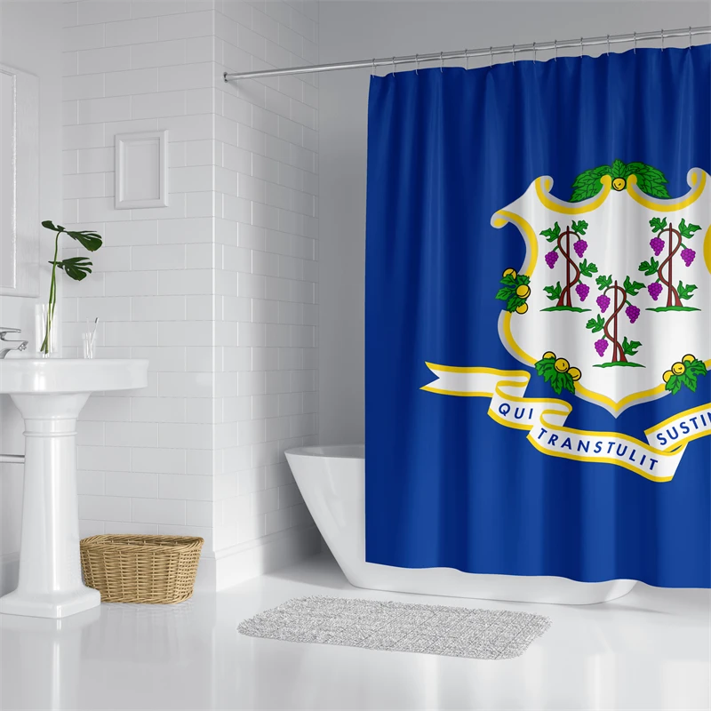

Aertemisi Connecticut Shower Curtain Set with Grommets and Hooks for Bathroom Decor