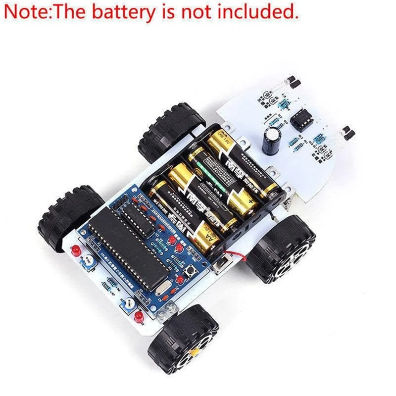 스마트 자동차 DIY 키트 C51 지능형 차량 장애물 회피 추적 키트, 간단한 기계 구조