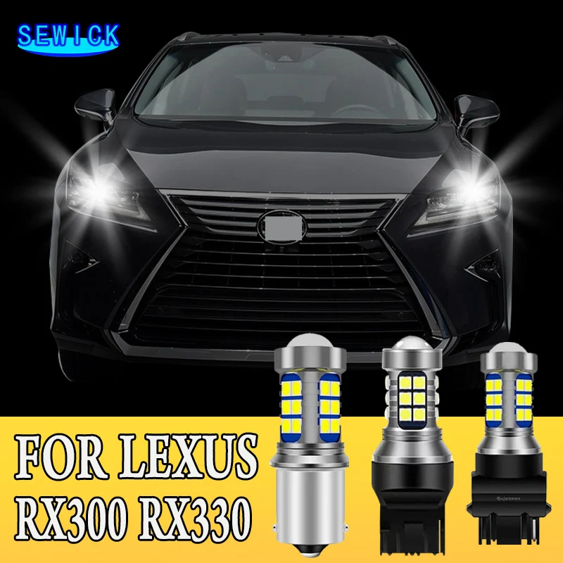 

2pcs Dual Mode LED Turn Signal+Daytime Running Light DRL Accessories For Lexus RX300 RX330 RX400H RX350 RX450H RX450HL RX
