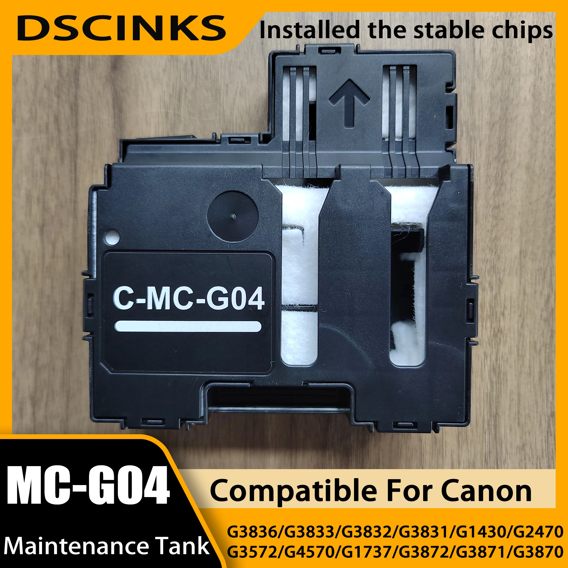 

Картридж для обслуживания принтеров MC-G04 G04 для Canon G3770 G3870 G3871 G3872 G3970 G3971 G3972 G4470 G4570 G4670 G4770 G4870