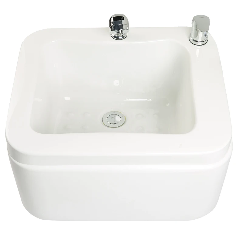 Luxury Foot Bath Basin for Soaking Feet,Pedicure Foot Spa, Acrylic Bucket with Shower and Faucet , feeting Soak Tub