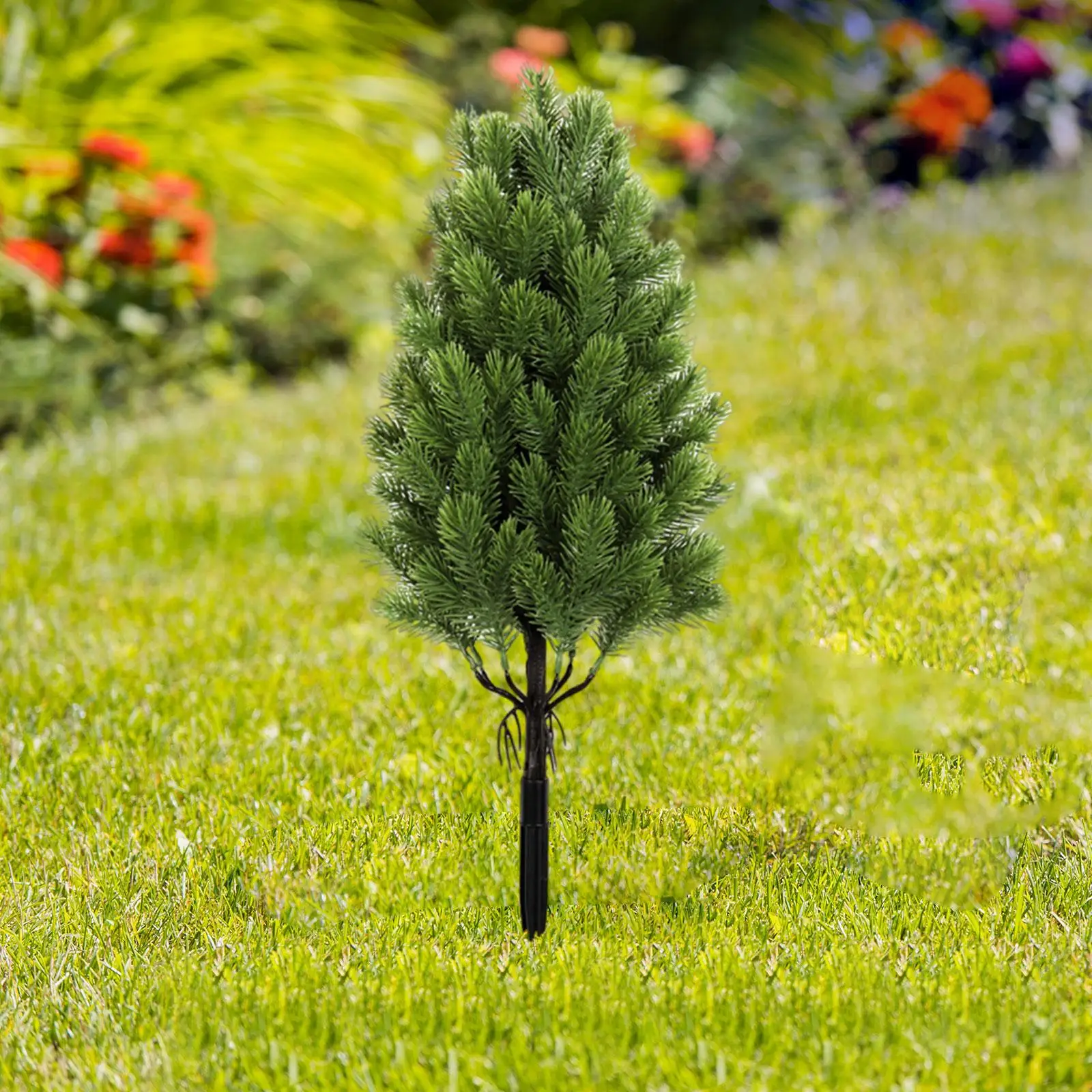 Artificial Tree Garden Stake Fairy Garden Accessories Realistic Bushes Plants for Balcony Front Porch Backyard Anniversary