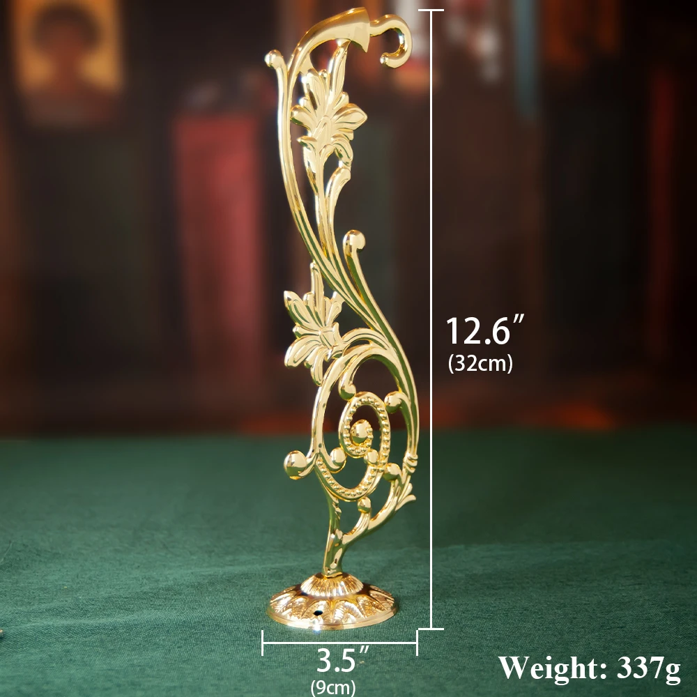 

New 2026 Orthodox Incense Burner and Wall Hook Set Zinc-Gold-Plated Church Decoration Air Purification Religious Box Gift