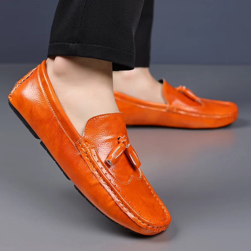 

Мужская обувь, лоферы, повседневная обувь из искусственной кожи, классические уличные дышащие противоскользящие туфли для вечеринок, мужские туфли-лодочки для вождения, мужские лоферы