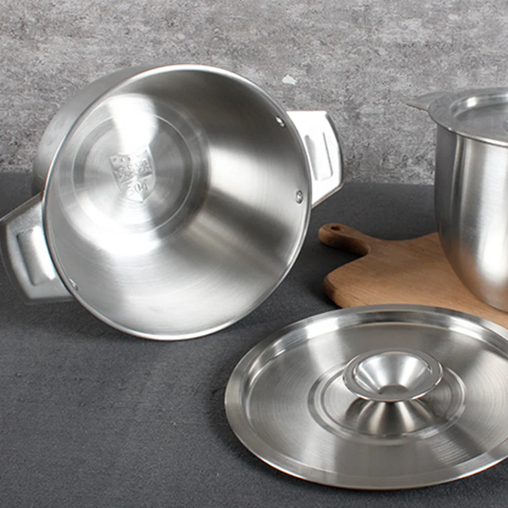 

Stainless Steel Filter Basin Lard Residue Oil Storage Container Smooth No Burrs Easy Clean Kitchen Gadget For Home