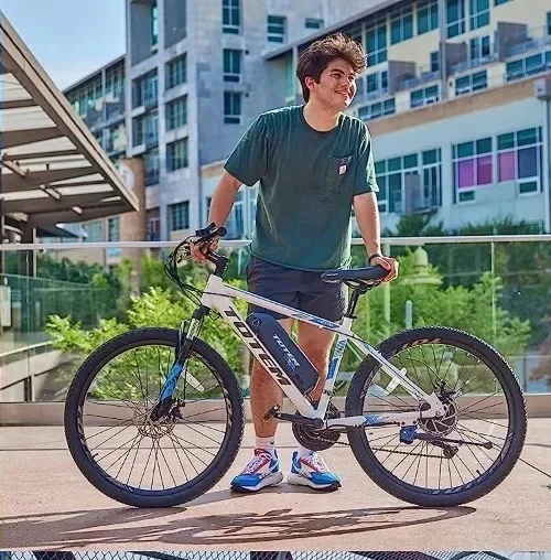 

l L Electric Bike For Adults 26”,350W Motor, 20MPH With 36V 10.4Ah Removable Battery,E-MTB With21 Speed Gears Mountain Electric