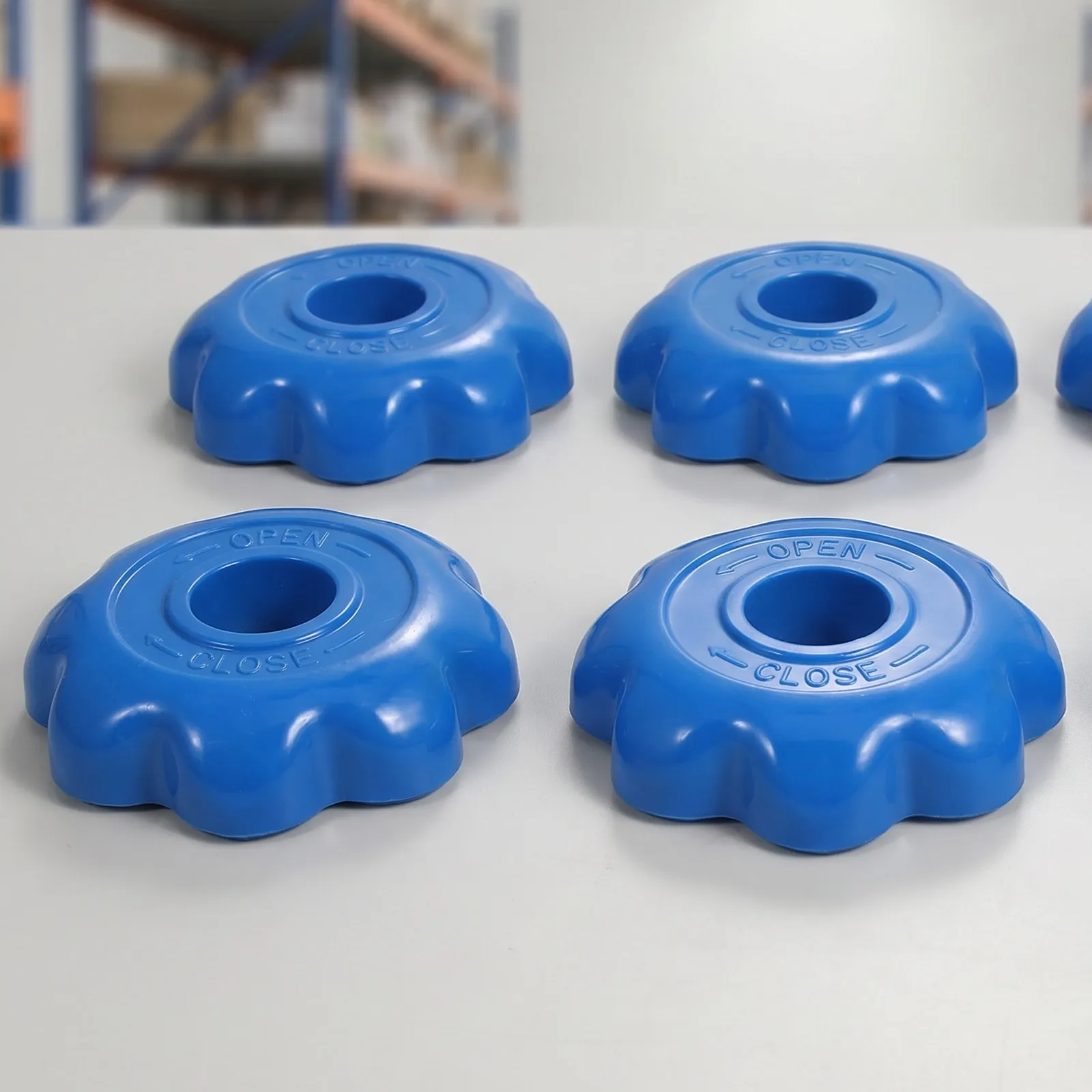 6Pcs Gas Cylinder Valve Knob Aluminum Replacement Handwheel Square Bore for Industrial Gas Regulator Valve Operation and