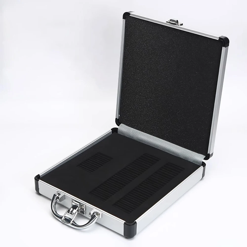 Optometry Trial Lens Case - Aluminum Alloy Storage Box for 68 Lenses (240x225x55mm)