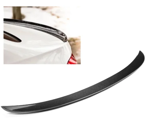 Dry Carbon Fiber Rear Trunk P Style Spoiler Wing Modification Fit for BMW F30 3-SERIES 4 doors 2012-2019 F30 F80 Car spoilers