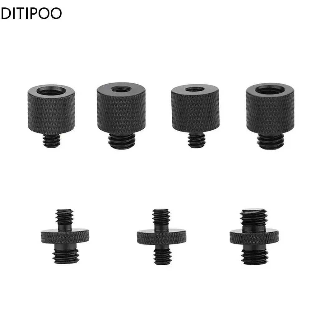 1/4" to 3/8" Male to Female Thread Screw Mount Adapter Tripod Plate Screw Mount for Camera Flash Tripod Light Stand